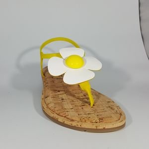 NR Rapisardi Thong Sandal w Elastic Bands & Flower